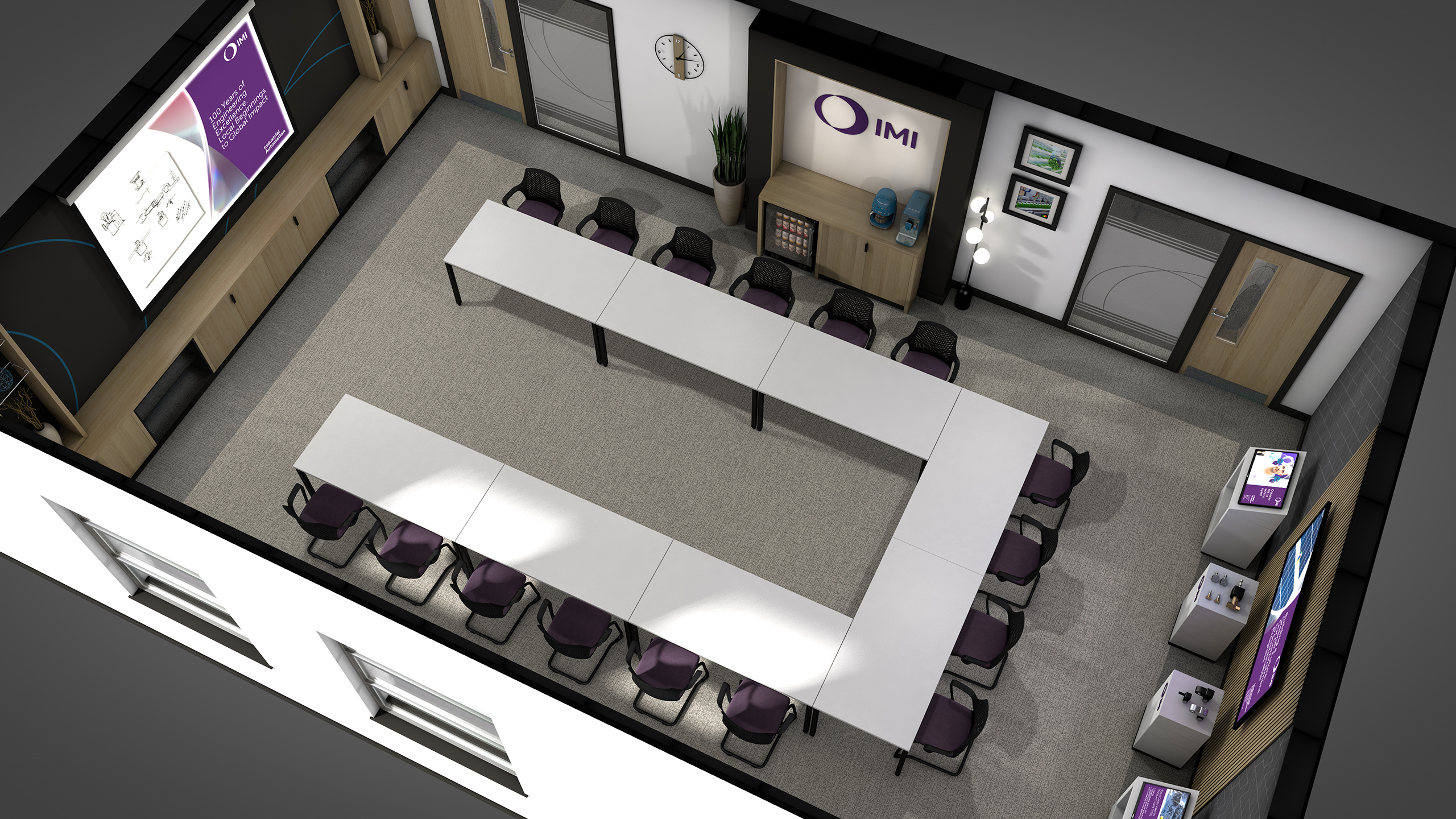 HU3D Office Boardroom Interior Design 11